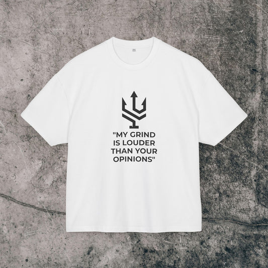 UNISEX Oversized Heavy Tee - Grind is Louder!