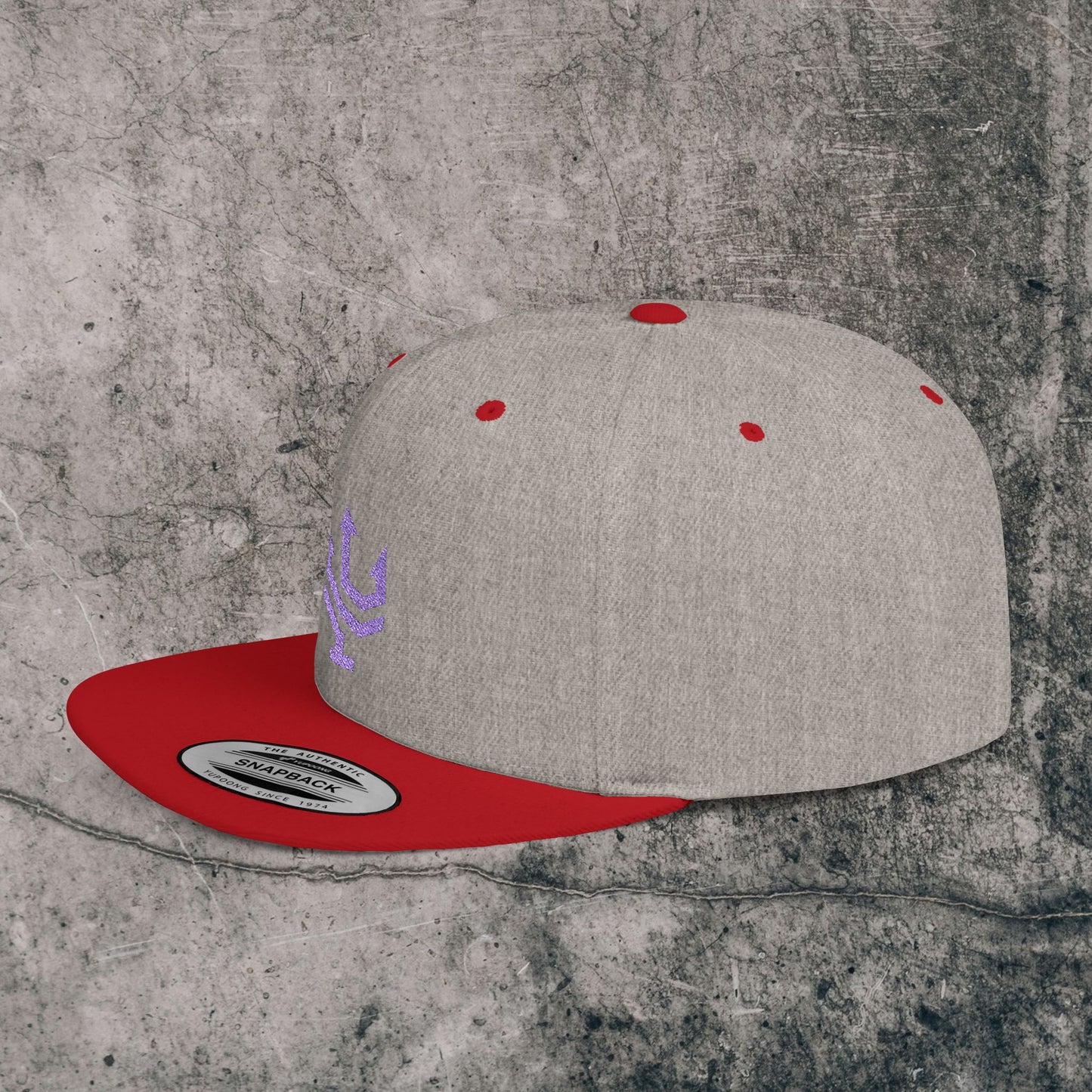Flat Bill Snapback Cap | Evolve logo