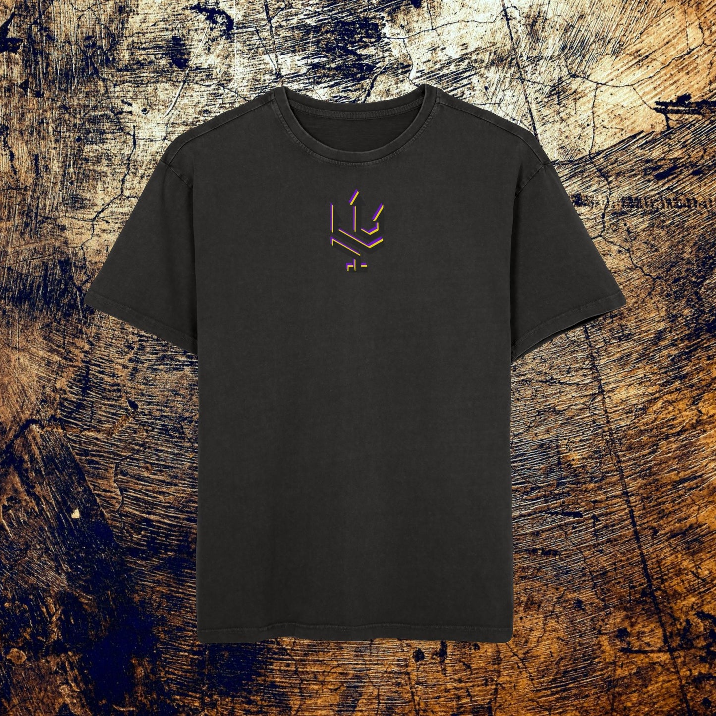 Exclusive Acid Washed Heavy Oversize Tee - Fearless!