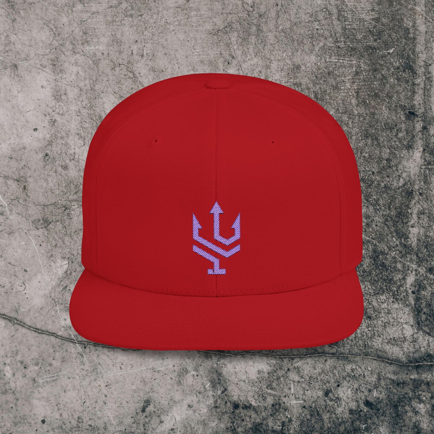 Flat Bill Snapback Cap | Evolve logo