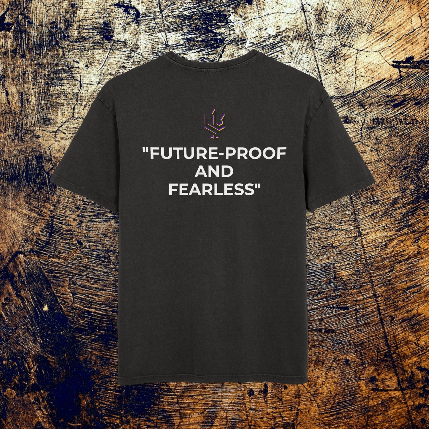 Exclusive Acid Washed Heavy Oversize Tee - Fearless!
