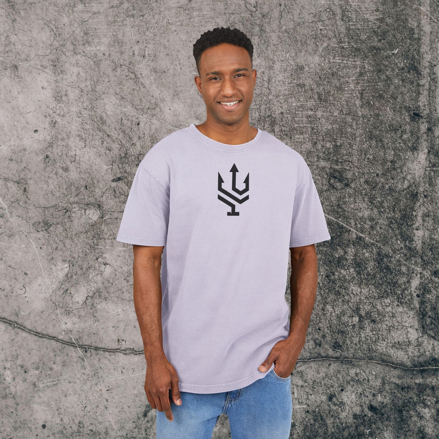 Men's Acid Washed Heavy Oversize Tee - Inspire!