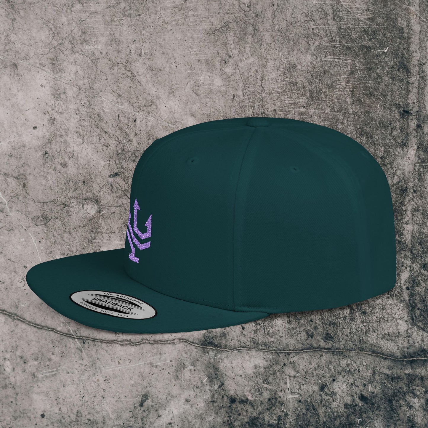 Flat Bill Snapback Cap | Evolve logo