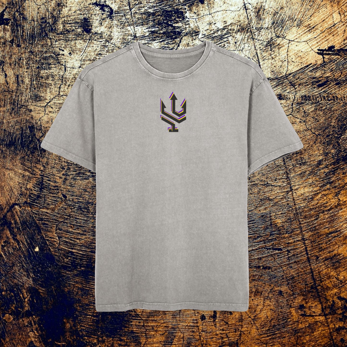 Exclusive Acid Washed Heavy Oversize Tee - Fearless!