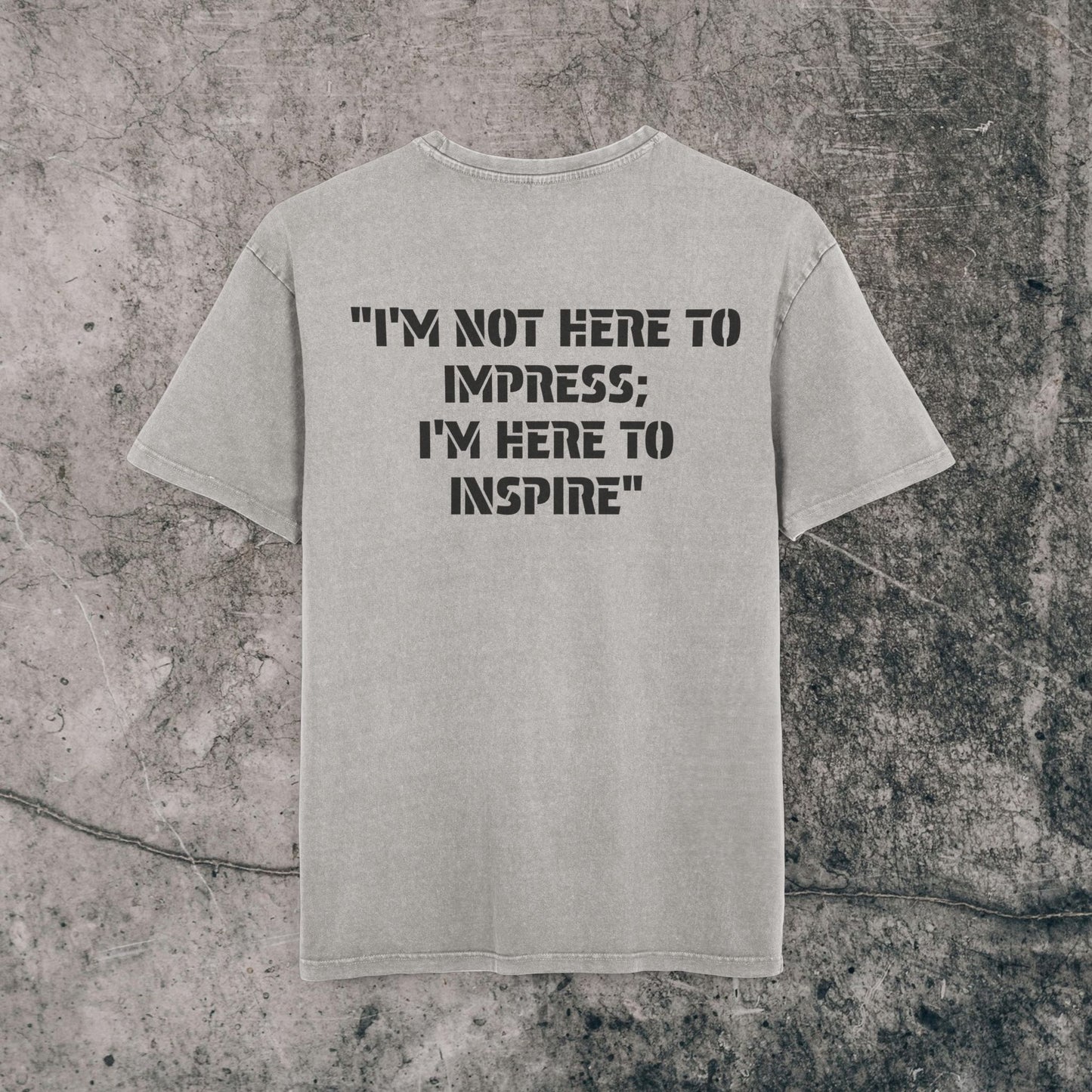 Men's Acid Washed Heavy Oversize Tee - Inspire!