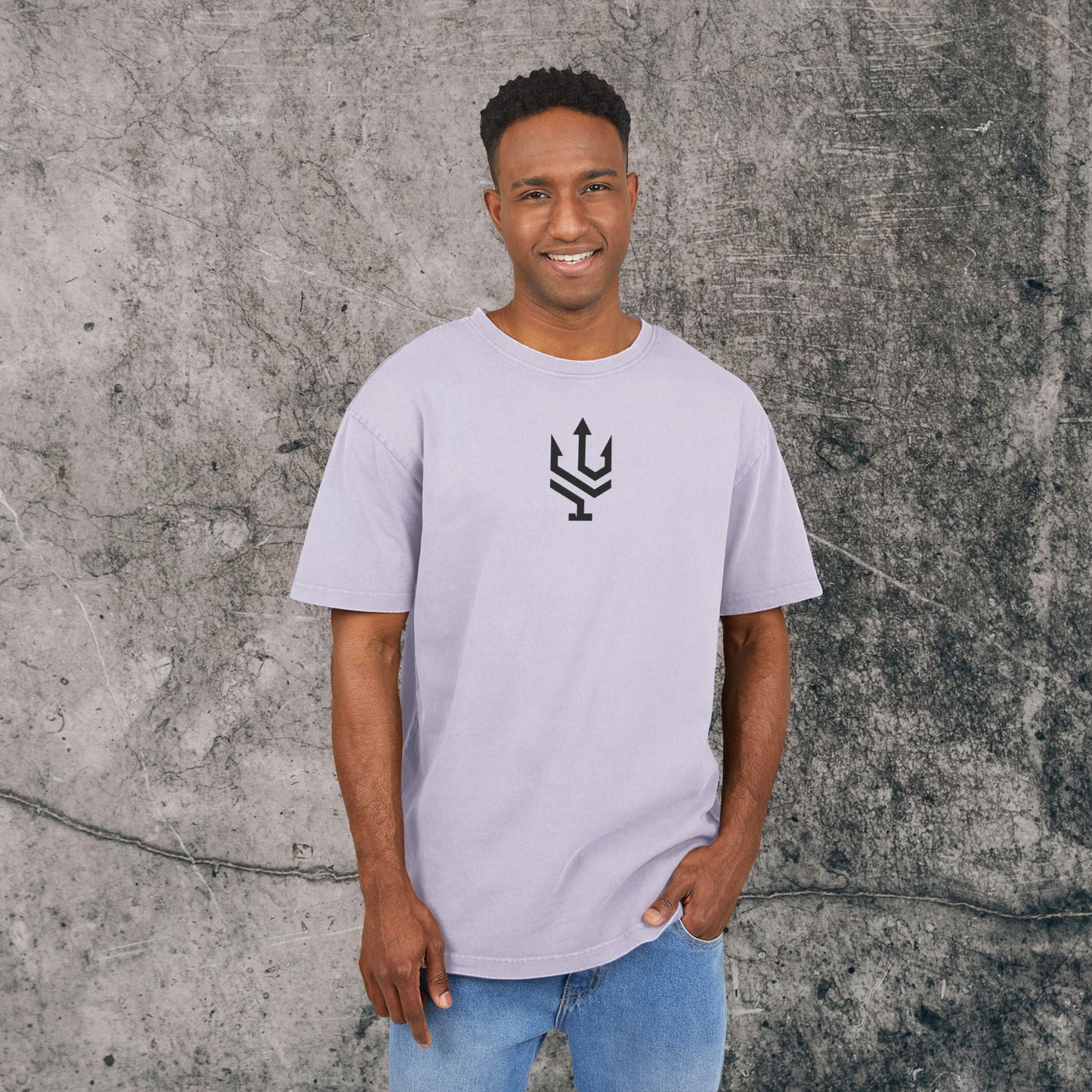 Men's Acid Washed Heavy Oversize Tee - Excellence!
