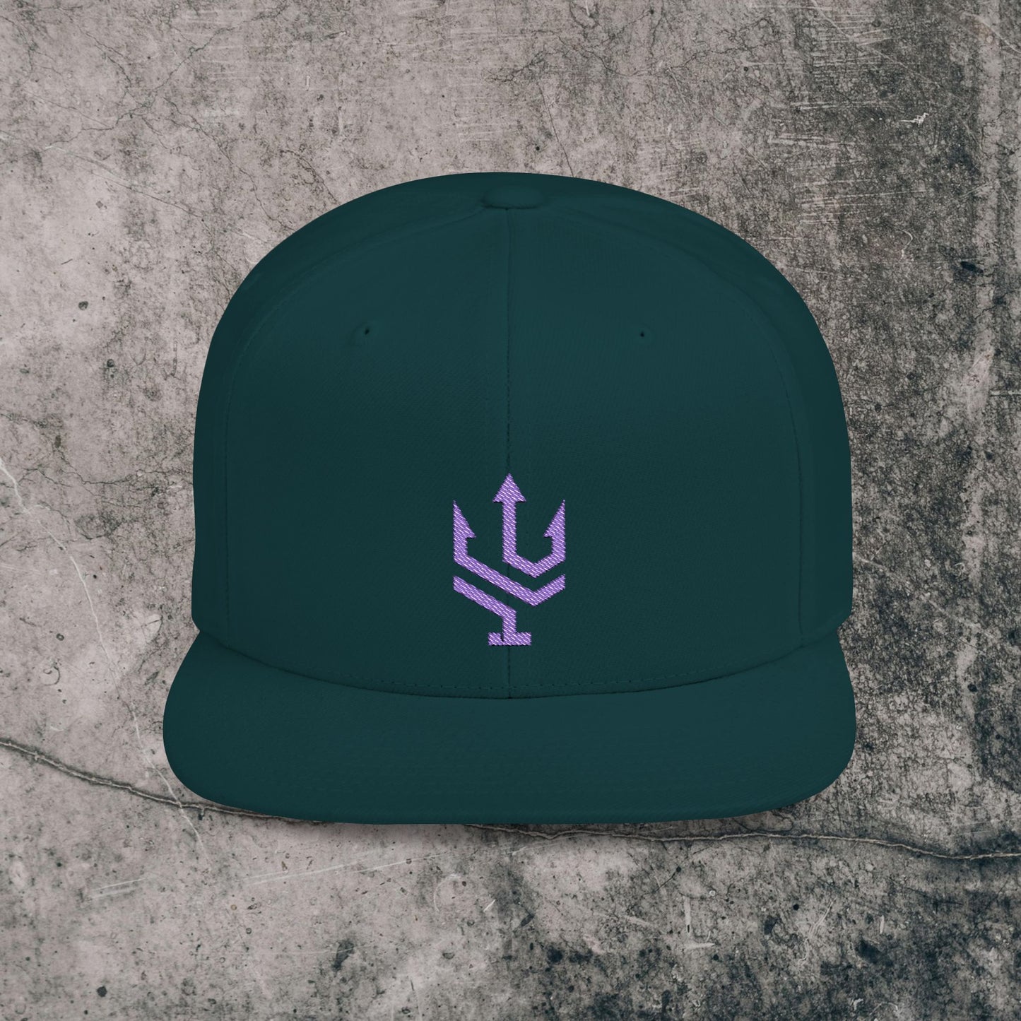 Flat Bill Snapback Cap | Evolve logo