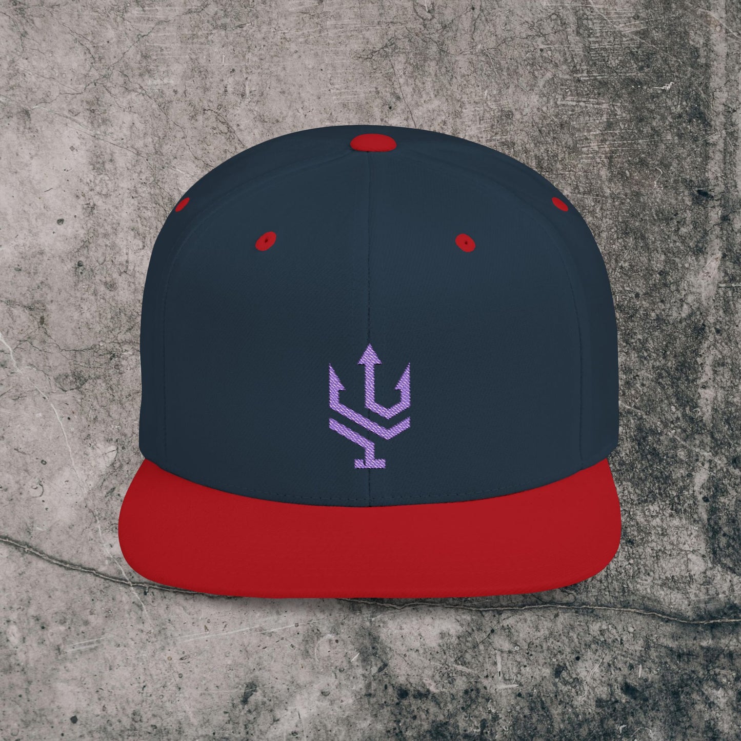 Flat Bill Snapback Cap | Evolve logo