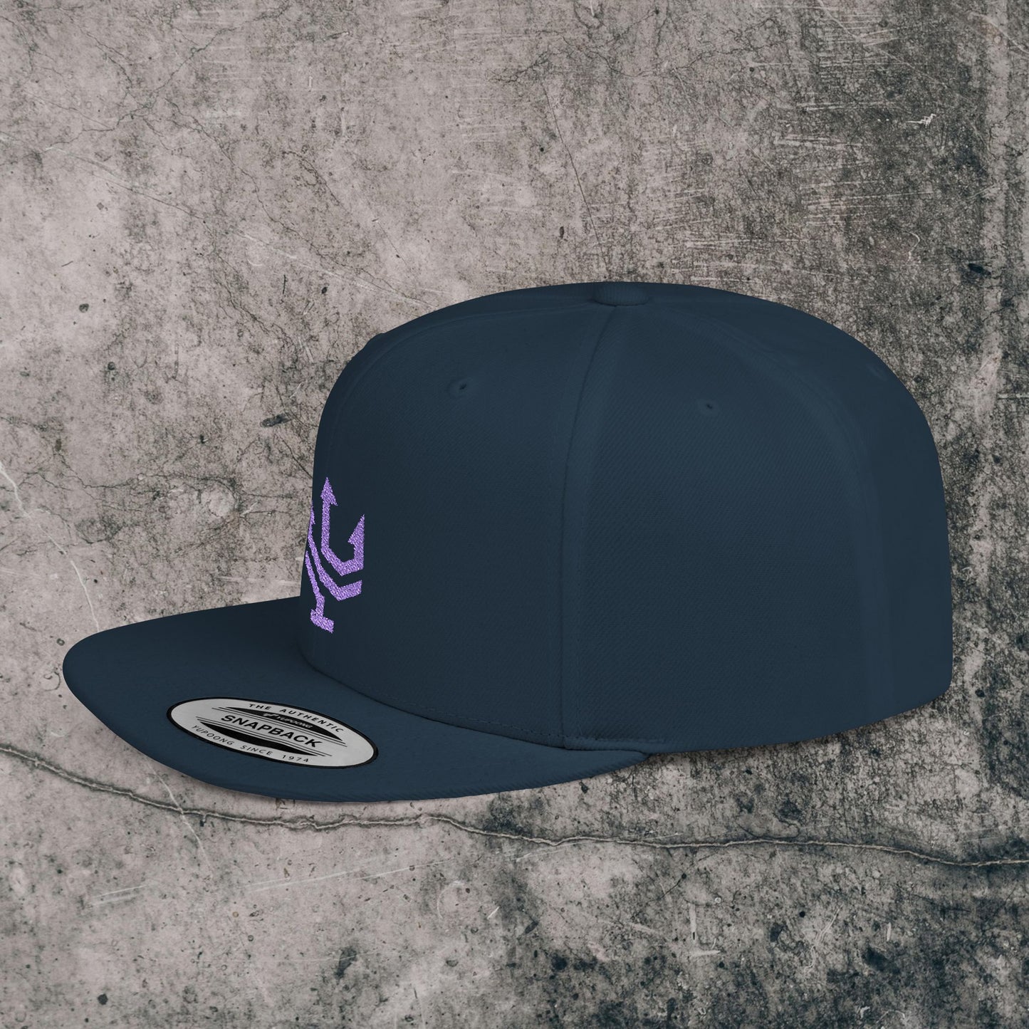Flat Bill Snapback Cap | Evolve logo