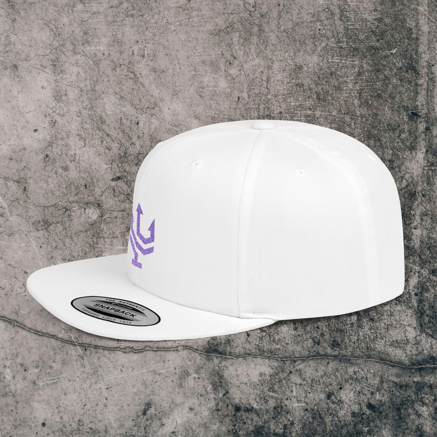 Flat Bill Snapback Cap | Evolve logo