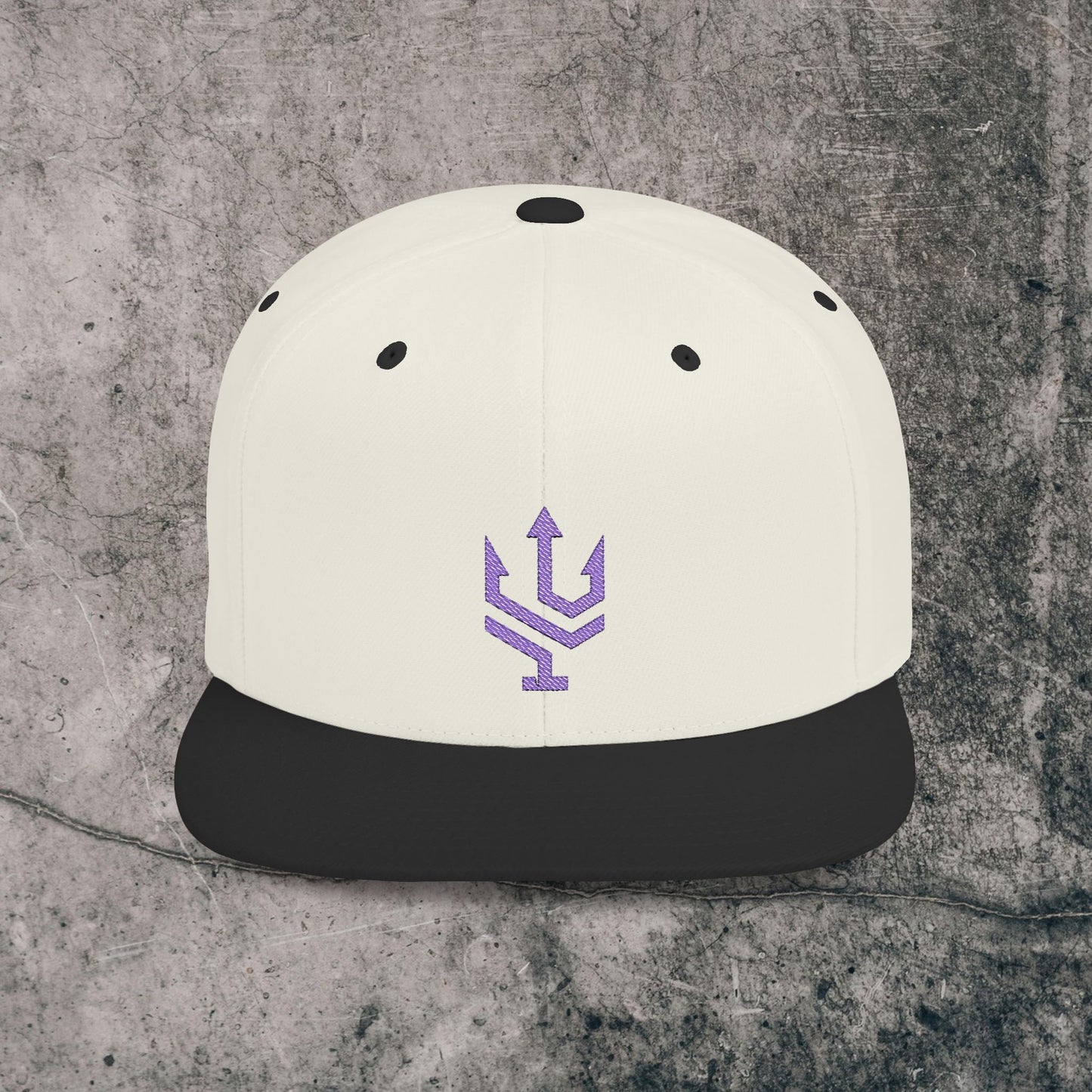 Flat Bill Snapback Cap | Evolve logo