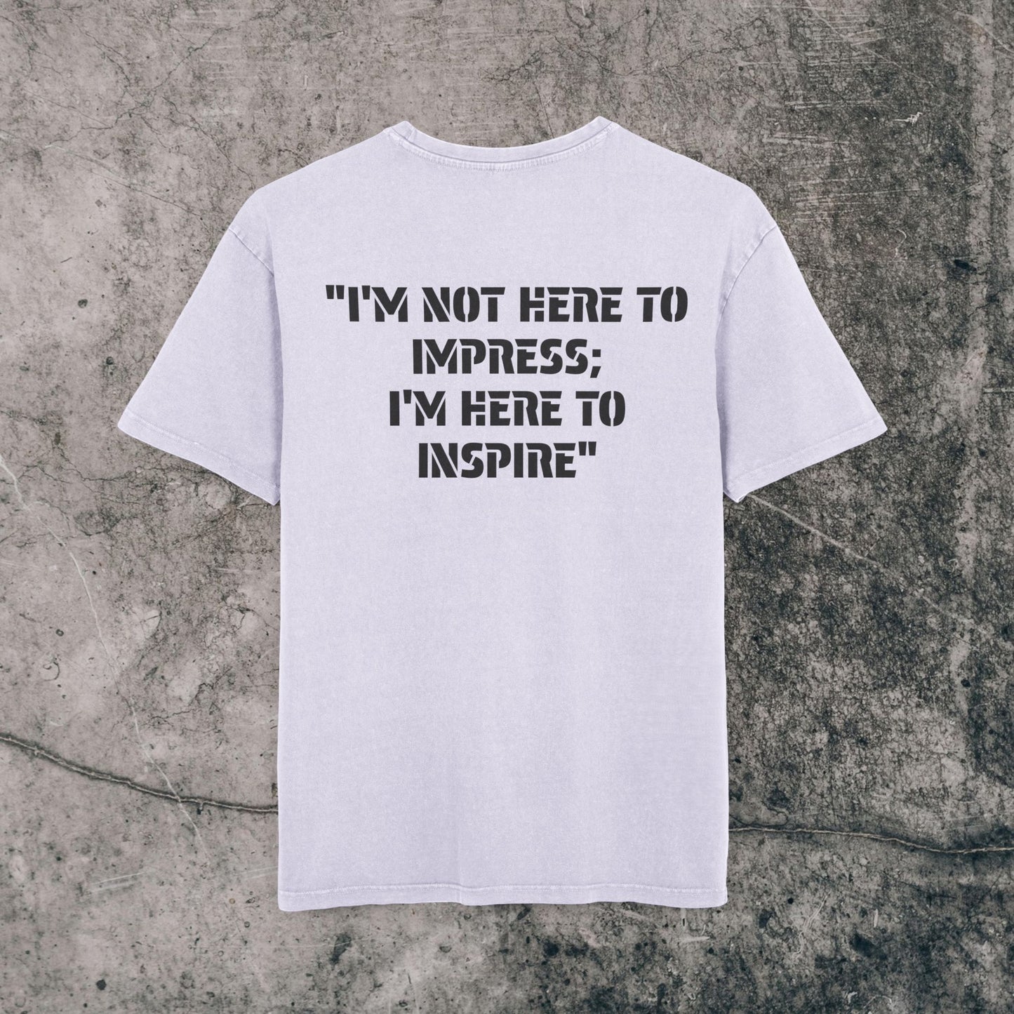 Men's Acid Washed Heavy Oversize Tee - Inspire!