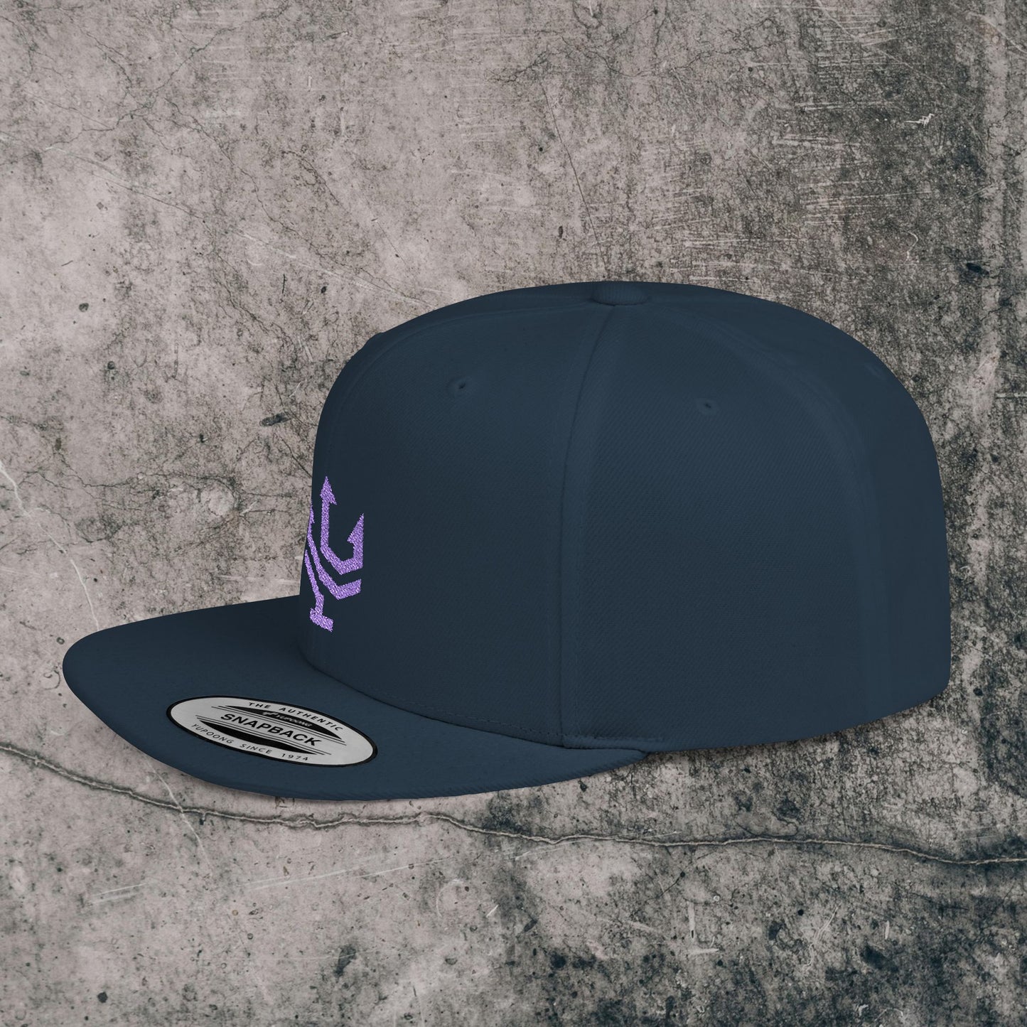 Flat Bill Snapback Cap | Evolve logo