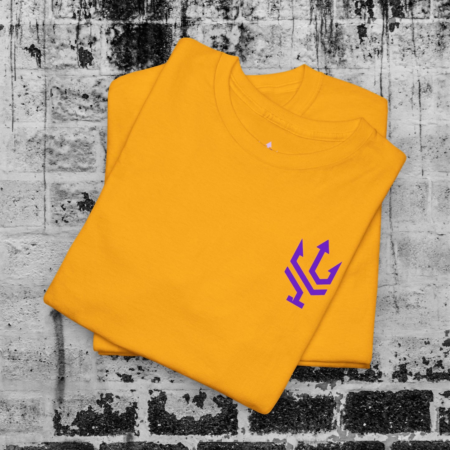 Unisex Heavy Cotton Tee Purple Font - I Elevate!