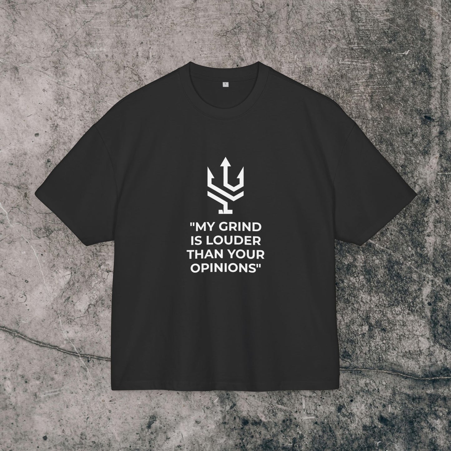 UNISEX Oversized Heavy Tee - Grind is Louder!