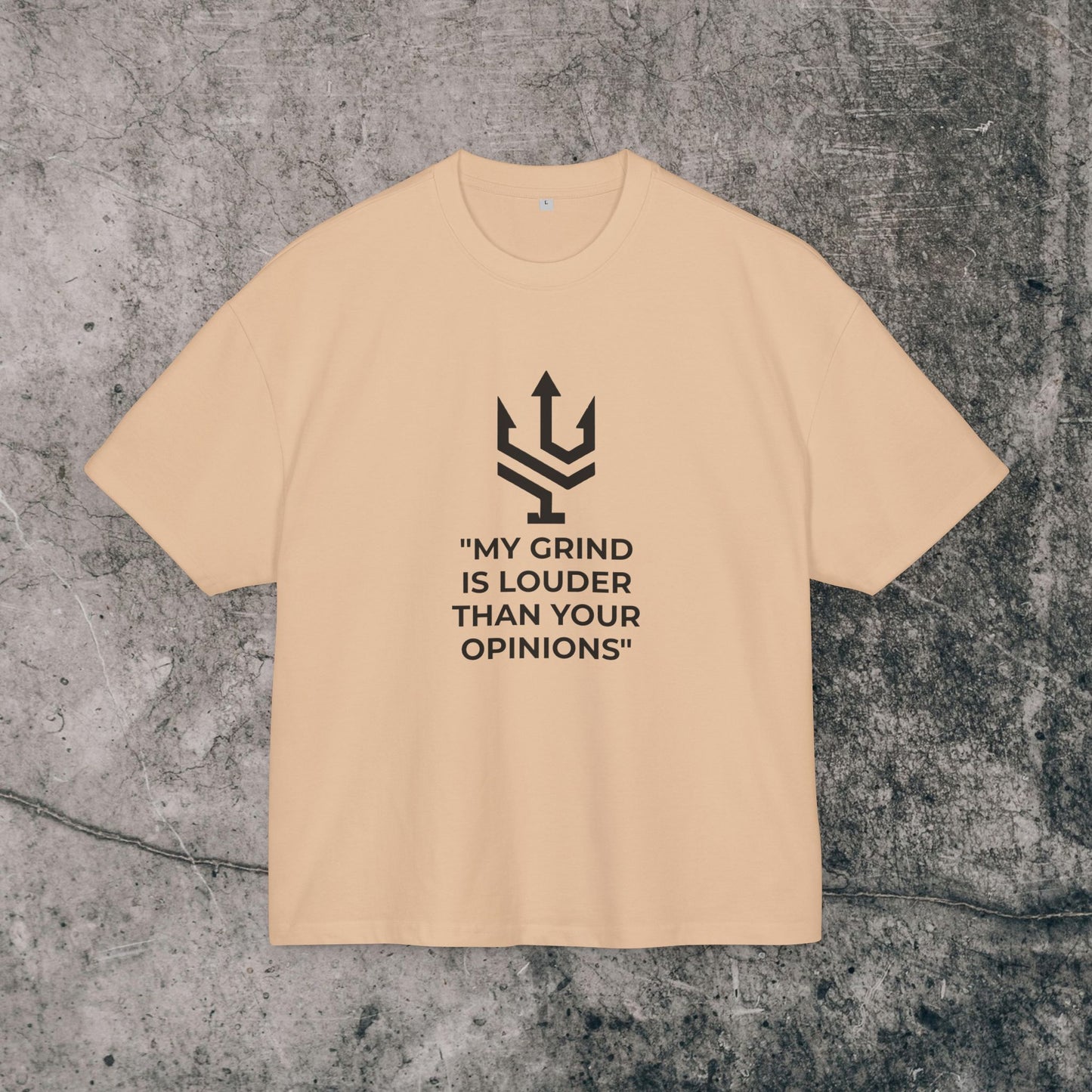 UNISEX Oversized Heavy Tee - Grind is Louder!