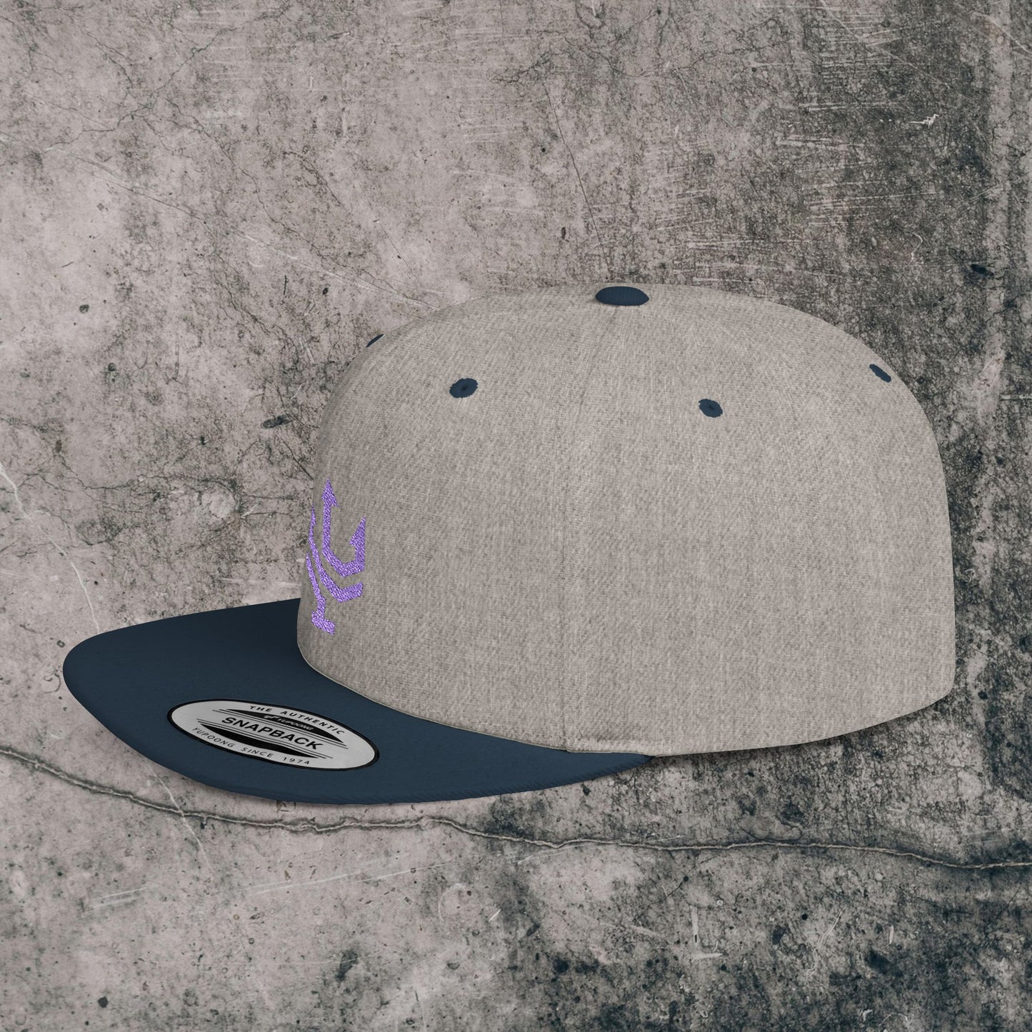 Flat Bill Snapback Cap | Evolve logo