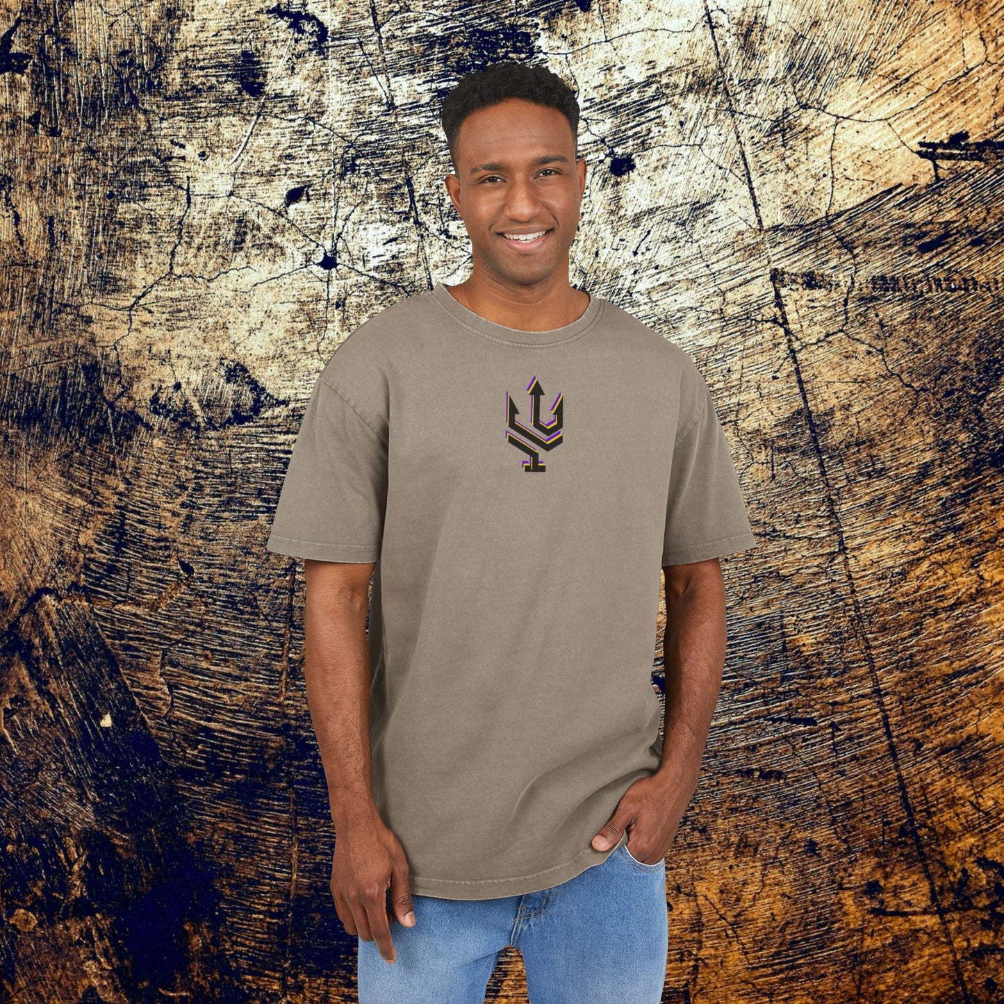 Exclusive Acid Washed Heavy Oversize Tee - Masterpiece!
