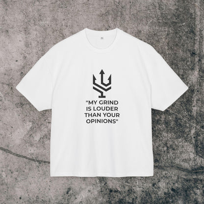 UNISEX Oversized Heavy Tee - Grind is Louder!
