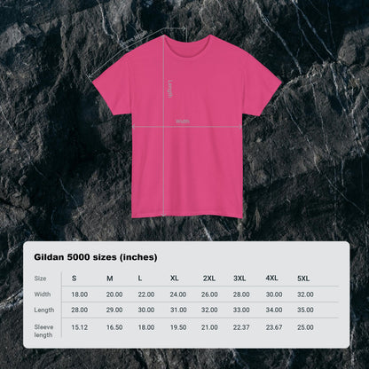 Unisex Heavy Cotton Tee Purple Font - I Elevate!
