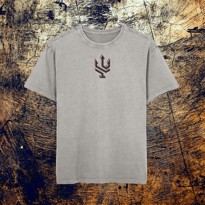 Exclusive Acid Washed Heavy Oversize Tee - Fearless!