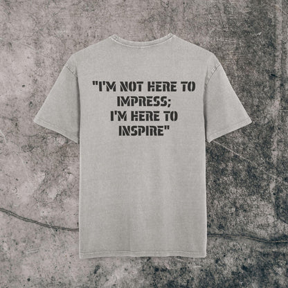 Men's Acid Washed Heavy Oversize Tee - Inspire!