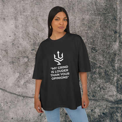 UNISEX Oversized Heavy Tee - Grind is Louder!