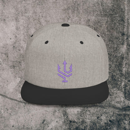 Flat Bill Snapback Cap | Evolve logo