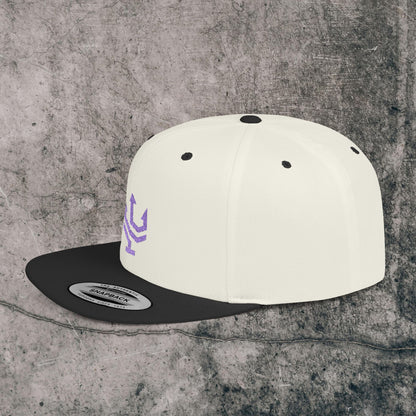 Flat Bill Snapback Cap | Evolve logo