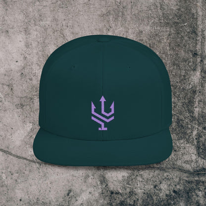 Flat Bill Snapback Cap | Evolve logo