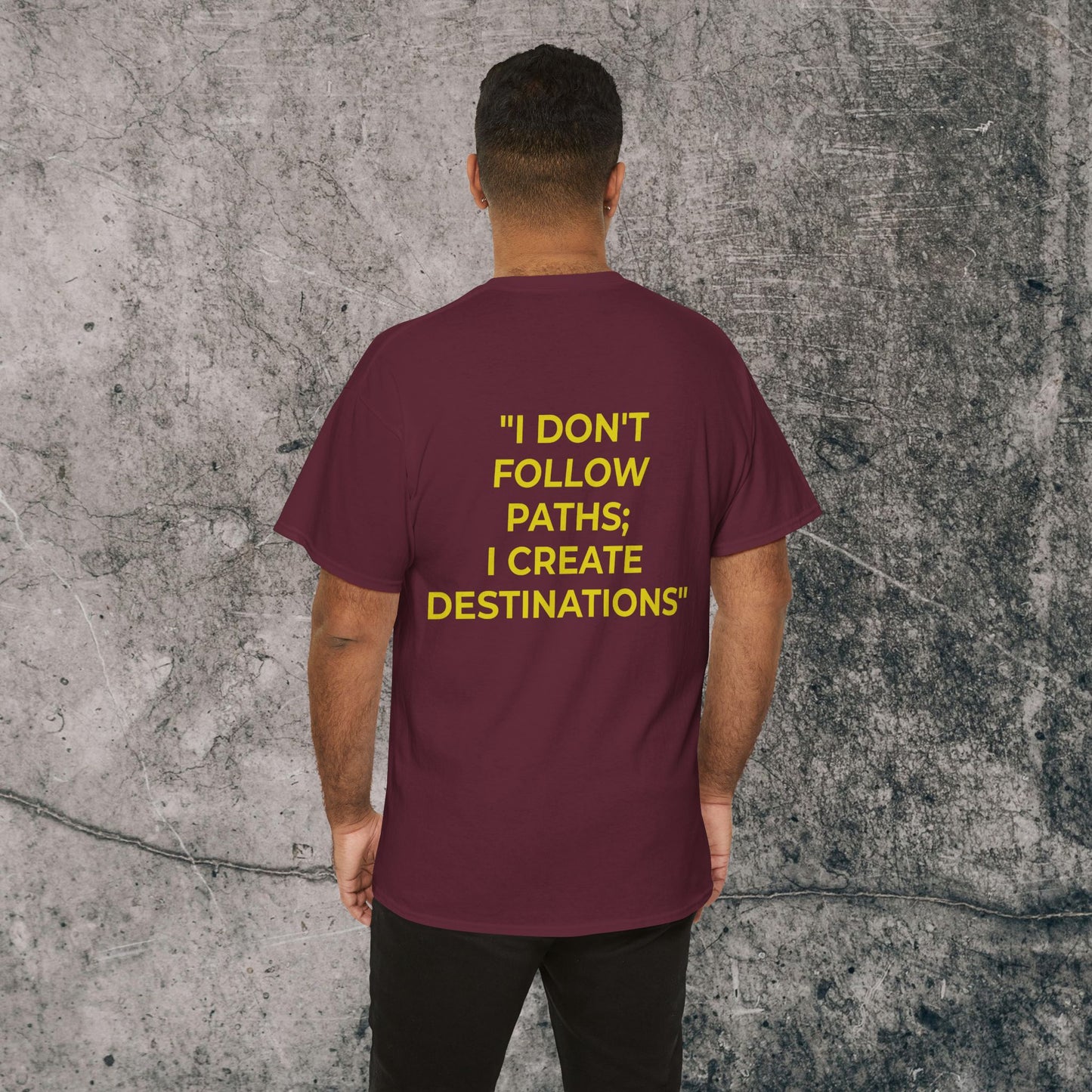 Men's Heavy Cotton Tee - Destinations!