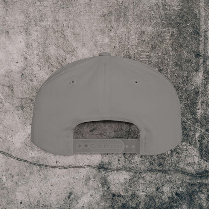 Flat Bill Snapback Cap | Evolve logo