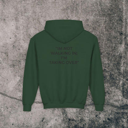 Youth Heavy Blend Hoodie - I'm Taking Over!