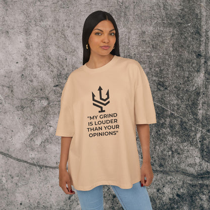 UNISEX Oversized Heavy Tee - Grind is Louder!