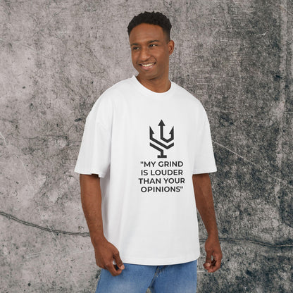 UNISEX Oversized Heavy Tee - Grind is Louder!