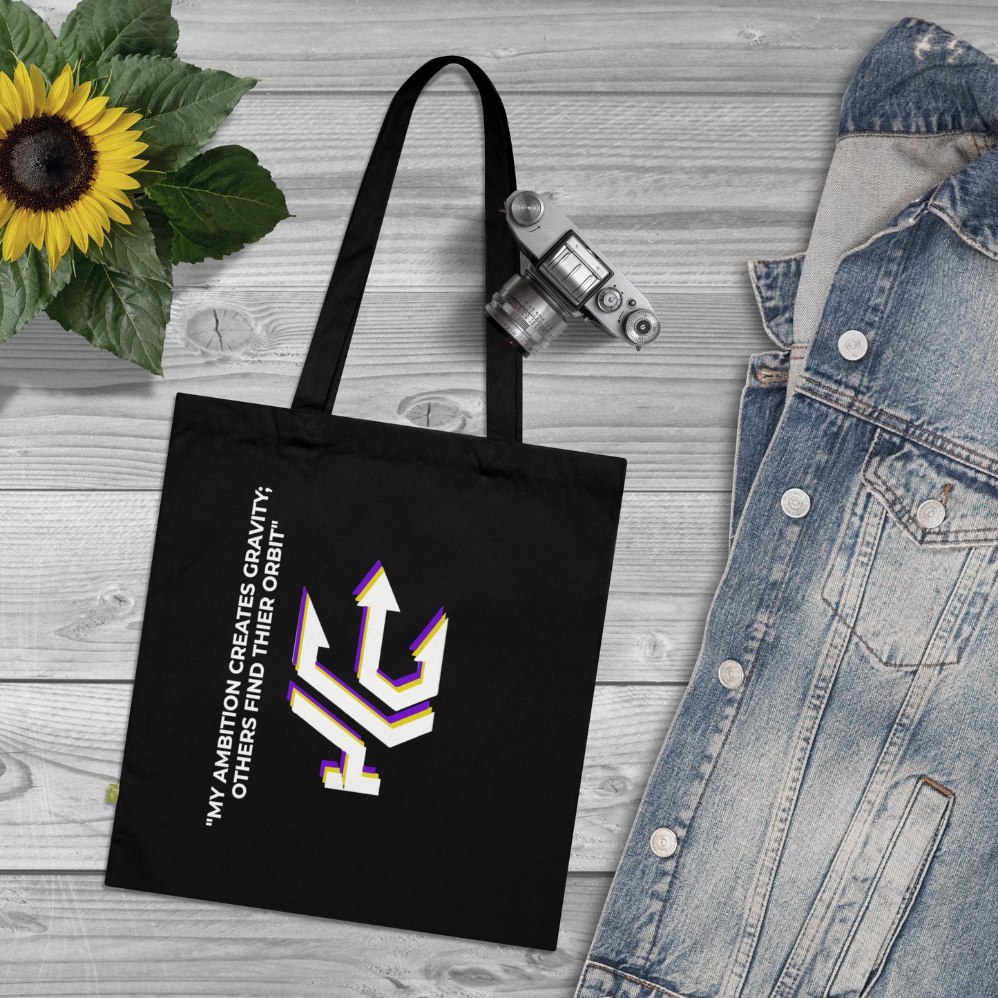 Organic Cotton Tote Bag - I Create gravity!