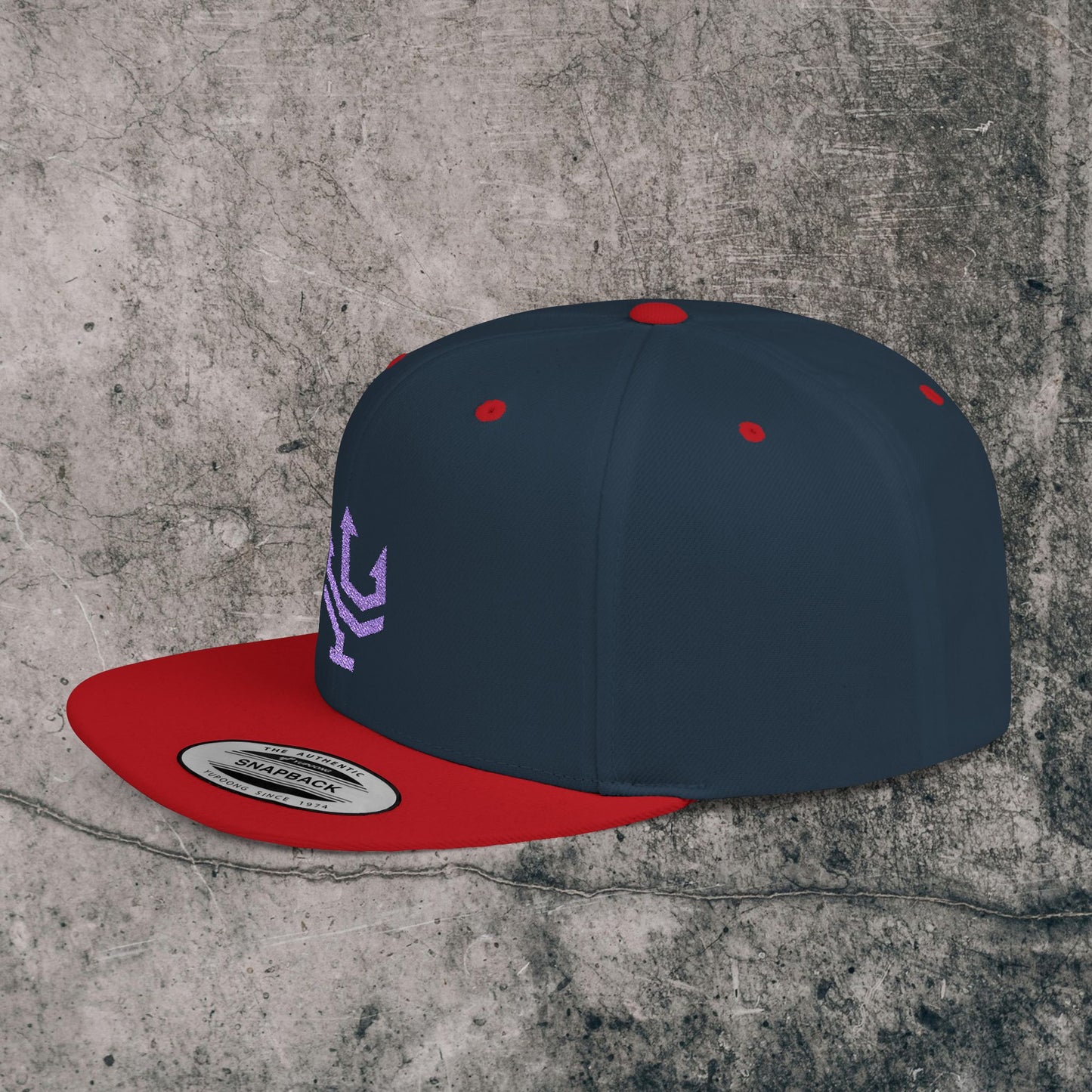 Flat Bill Snapback Cap | Evolve logo