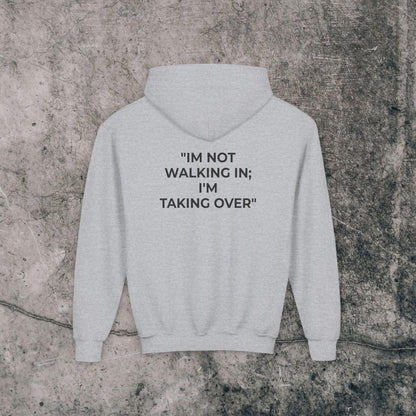Youth Heavy Blend Hoodie - I'm Taking Over!