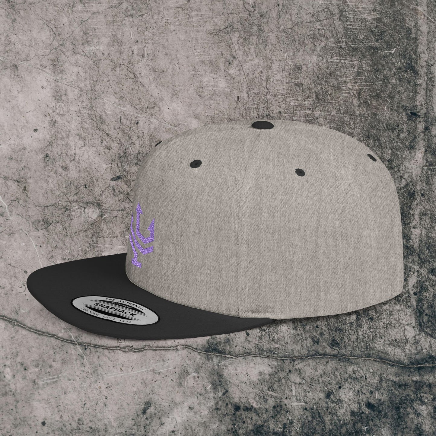 Flat Bill Snapback Cap | Evolve logo