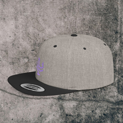 Flat Bill Snapback Cap | Evolve logo