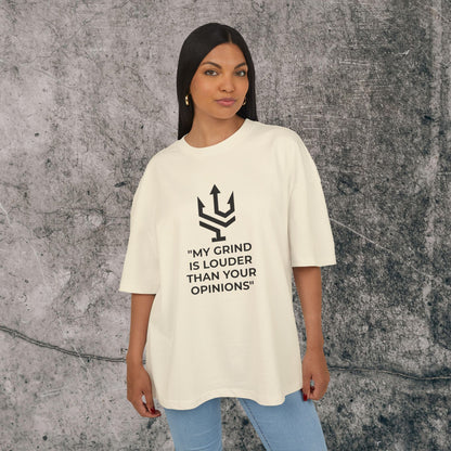 UNISEX Oversized Heavy Tee - Grind is Louder!