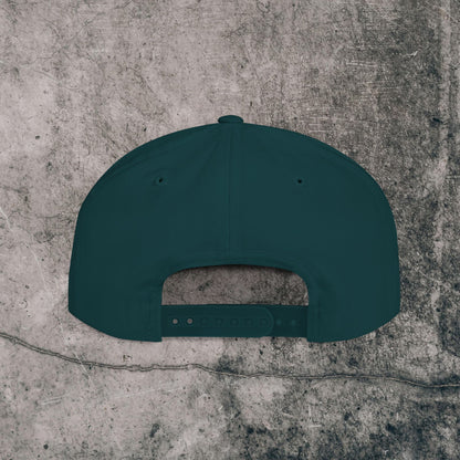 Flat Bill Snapback Cap | Evolve logo