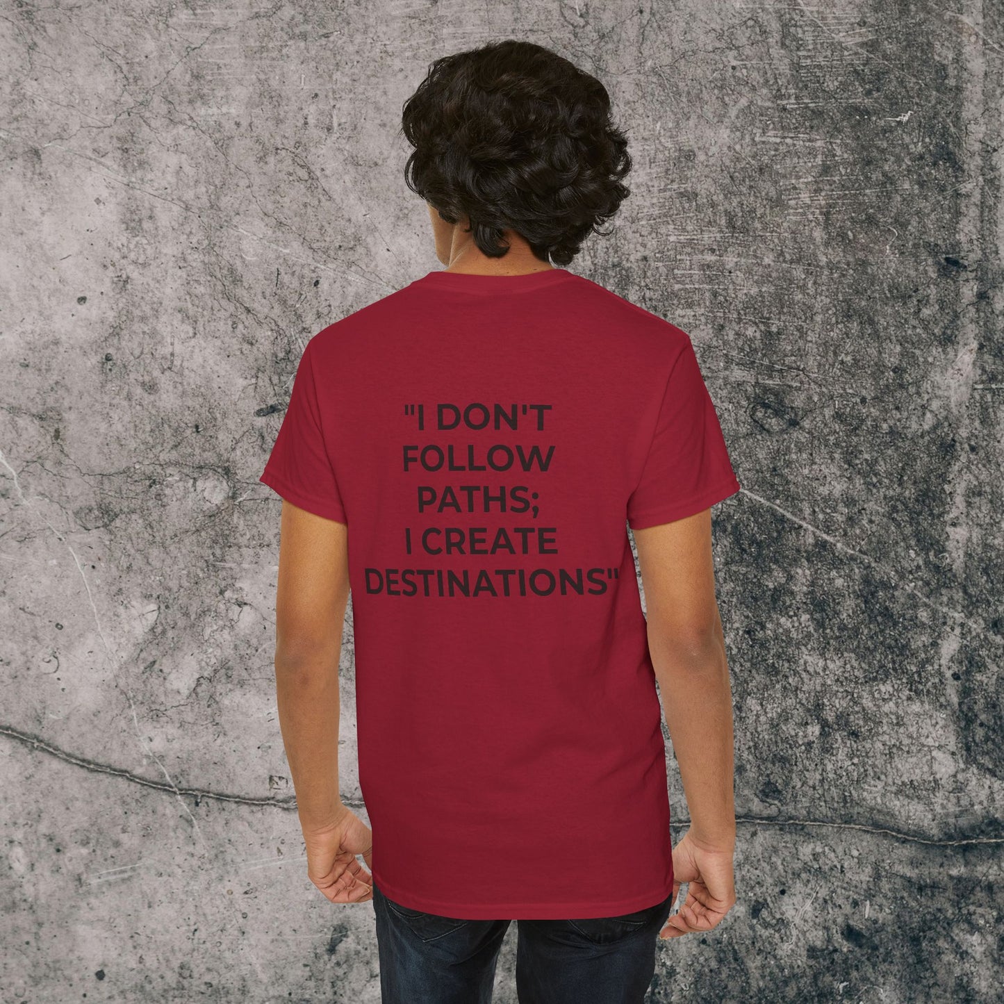 Men's Heavy Cotton Tee - Destinations!