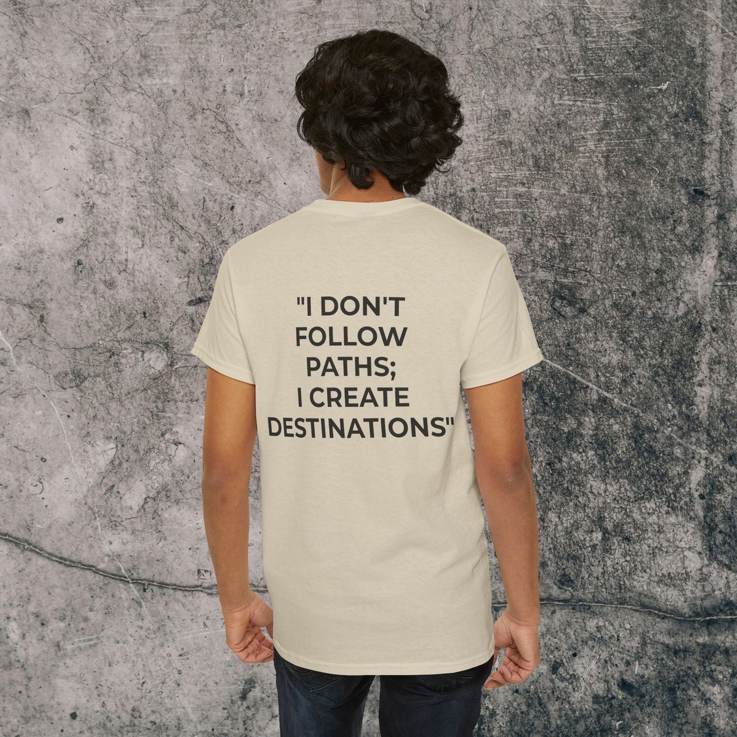 Men's Heavy Cotton Tee - Destinations!