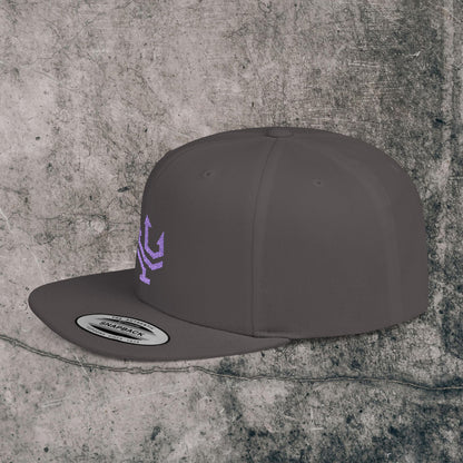 Flat Bill Snapback Cap | Evolve logo