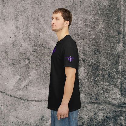 Unisex Heavy Cotton Tee Purple Font - I Elevate!